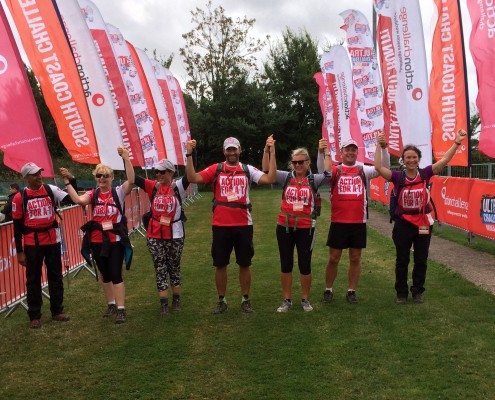 South Coast Challenge finish line