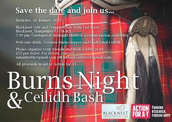 Burns Night Flyer Burns Night