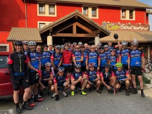 Alpe d'Huez cyclists