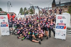 BCA cyclists in Amsterdam